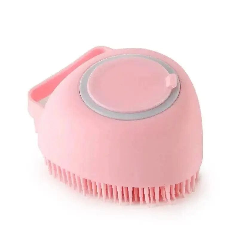 Essentialshouses Heart-shaped Pink / As the pictures Dog Bath Massage Soft Brush