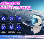 Essentialshouses Hold Telescope / USB Plug / United States Astronaut Projector Galaxy Starry Night Lights for Bedroom LED Nebula Lamp Decoration Child Adult Holiday Gift