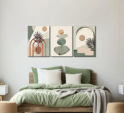 Essentialshouses Home & Décor 12x16 3 Pcs Boho Art Wall Decor Canvas Wall Art  Decor Stretched And Framed Ready To Hang Size 12 X 16in