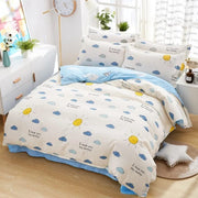 Essentialshouses Home Textile Pink Girl Heart Bedding Set