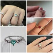 Essentialshouses Huitan Simple Heart Ring