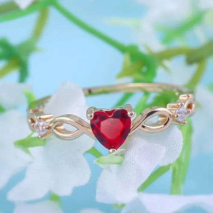 Essentialshouses Huitan Simple Heart Ring