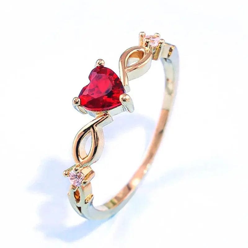 Essentialshouses Huitan Simple Heart Ring