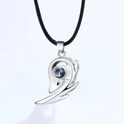 Essentialshouses I Love You Projection Magnetic Couple Necklace