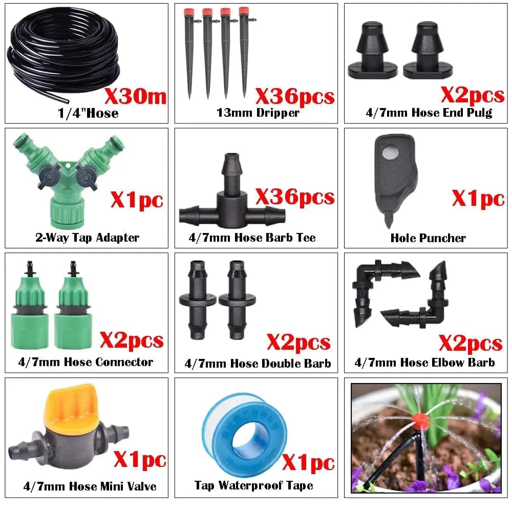 Essentialshouses I30m Garden Automatic Watering Tool Set