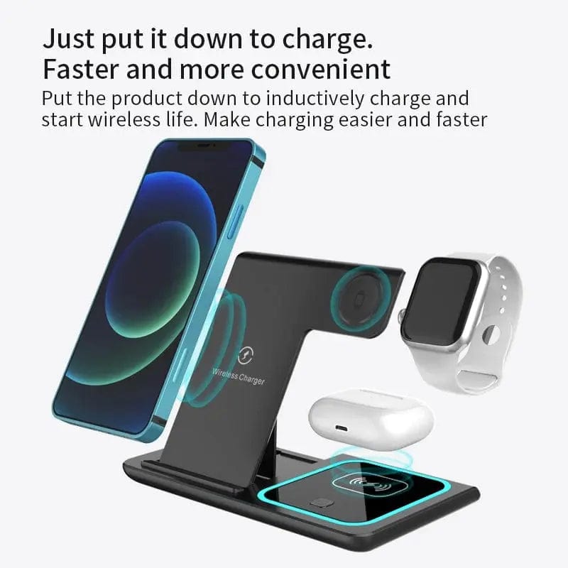 iPhone 3 in 1 Wireless Charging Station - Essentialshouses