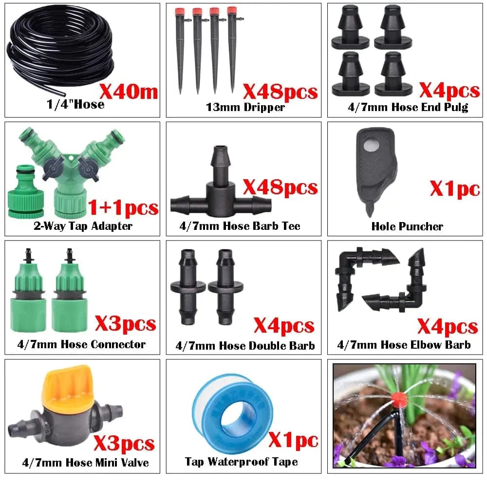 Essentialshouses J40m Garden Automatic Watering Tool Set