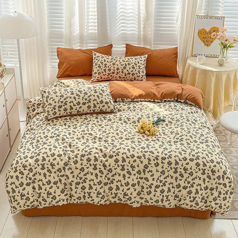 Essentialshouses jianyuebaowen / Single 3pcs Floral Printed Bedding Set