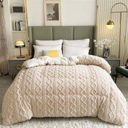 Essentialshouses Khaki 1PC / 180x220cm  4KG Super Thick Winter Warm Blanket