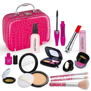 Essentialshouses kids Rose 13 PCS Set Girl Simulation Cosmetics Makeup Kit