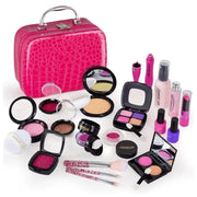 Essentialshouses kids Rose 21 PCS Set Girl Simulation Cosmetics Makeup Kit