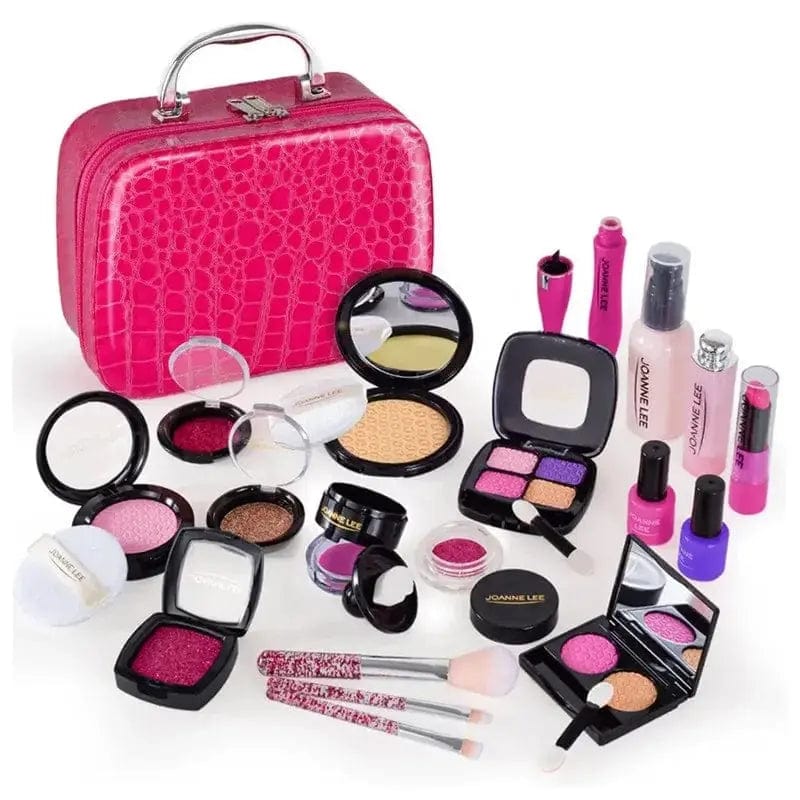 Essentialshouses kids Rose 21 PCS Set Girl Simulation Cosmetics Makeup Kit