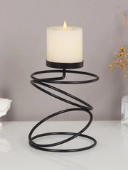 Essentialshouses L / 1pc / black 🕯️Luxury Gold Metal Candle Holder – Modern Decor