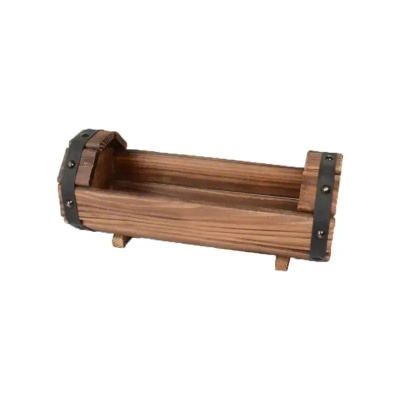 Essentialshouses L Outdoor Garden Flower Wooden Pot