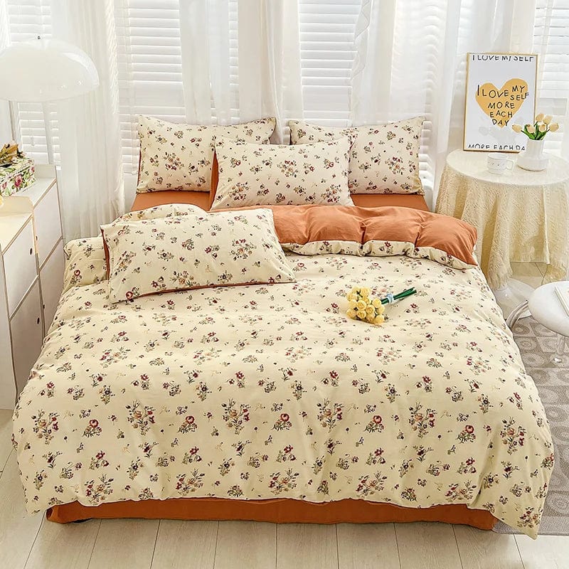 Essentialshouses langmanbike / Single 3pcs Floral Printed Bedding Set