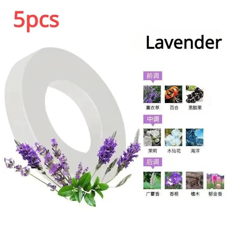 Essentialshouses Lavender Rotating Solar Car Air Freshener