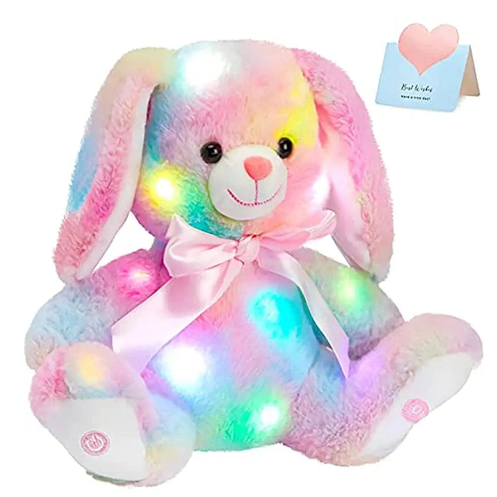 Girls Luminous Cotton Bunny Plush Toy - Essentialshouses