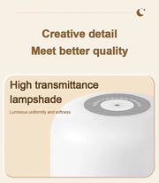 Essentialshouses Led Night Lights Bedside Dimmable Charging Desktop Night Lamps Bedroom Bedside Lighting Decoration Touch Led Reading Table Lamp
