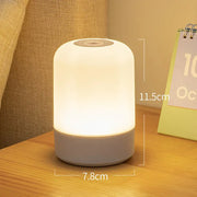 Essentialshouses Led Night Lights Bedside Dimmable Charging Desktop Night Lamps Bedroom Bedside Lighting Decoration Touch Led Reading Table Lamp