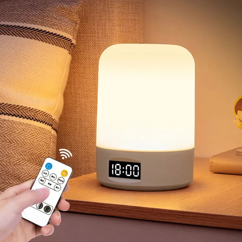 Essentialshouses Led Night Lights Bedside Dimmable Charging Desktop Night Lamps Bedroom Bedside Lighting Decoration Touch Led Reading Table Lamp