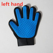 Essentialshouses Left Blue Cat Hair Deshedding Brush Gloves