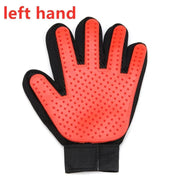 Essentialshouses Left Red Cat Hair Deshedding Brush Gloves