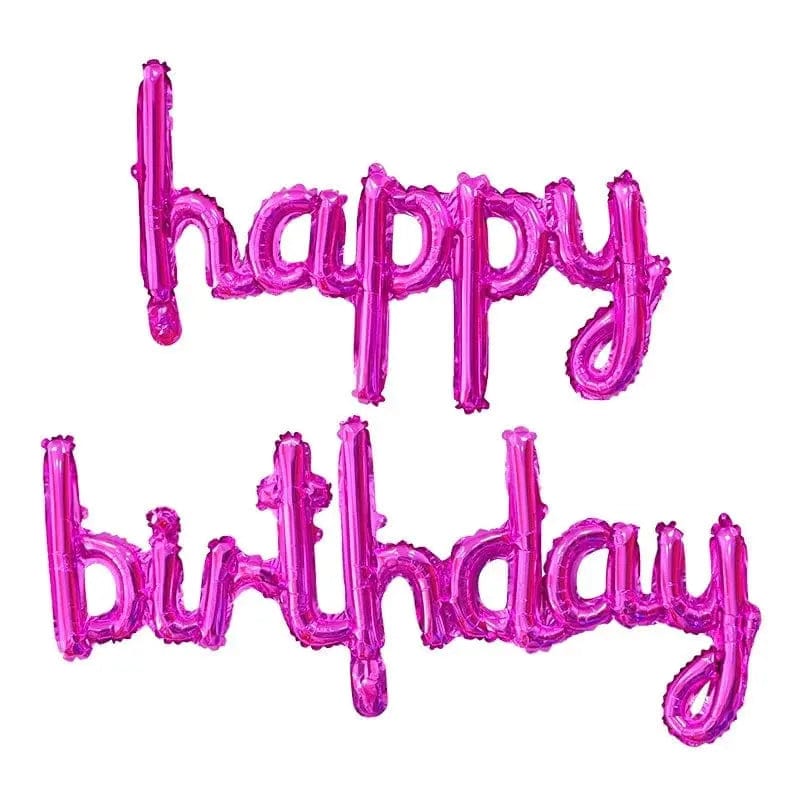 Essentialshouses letters Happy Birthday Foil Air Balloons