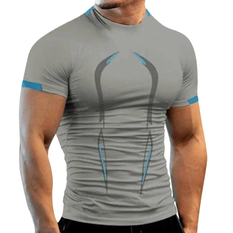 Essentialshouses Light Gray / XXL Men's Summer Comfortable Tight T-Shirt