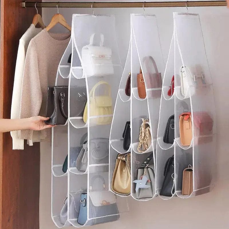 Essentialshouses 👜 Luluhut Handbag Hanging Organizer – Maximize Closet Space & Keep Your Bags Pristine