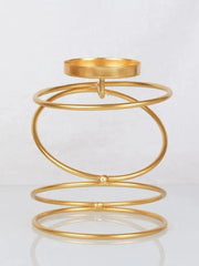 Essentialshouses 🕯️Luxury Gold Metal Candle Holder – Modern Decor