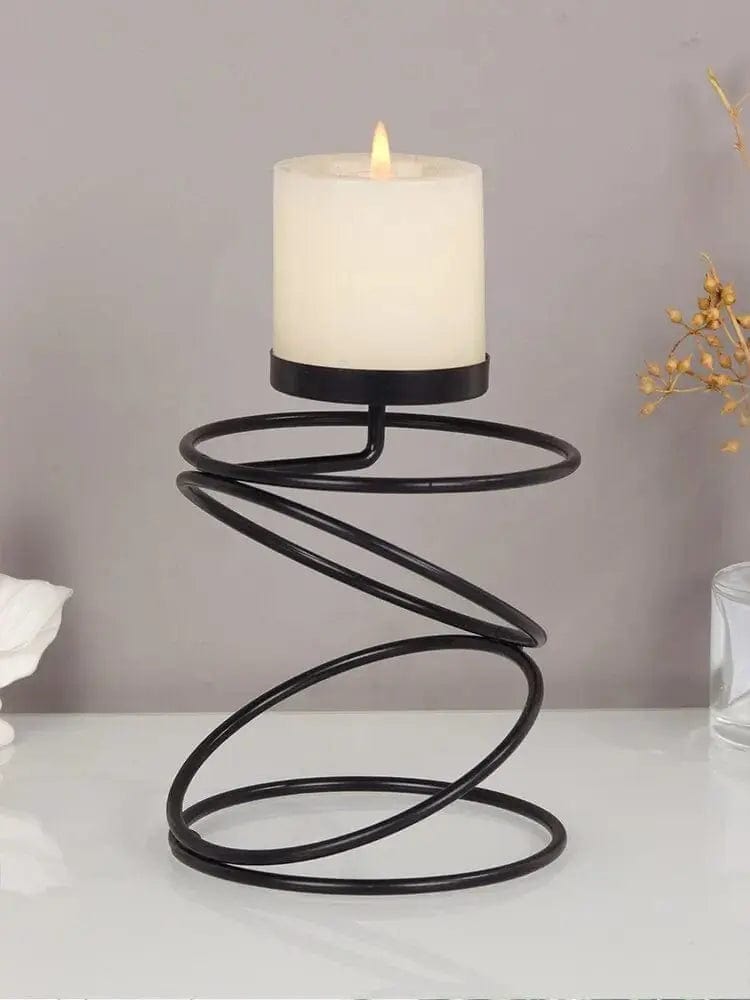Essentialshouses 🕯️Luxury Gold Metal Candle Holder – Modern Decor
