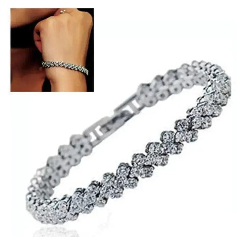 Essentialshouses Luxury Roman Crystal Bracelet