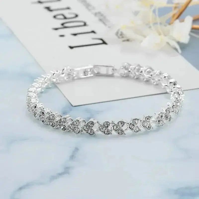 Essentialshouses Luxury Roman Crystal Bracelet
