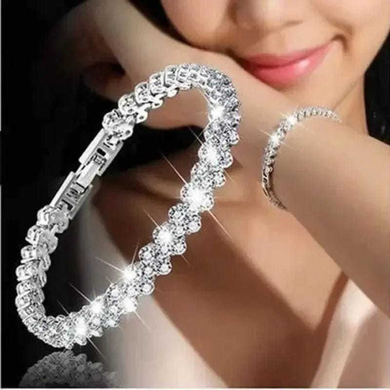 Essentialshouses Luxury Roman Crystal Bracelet