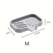 Essentialshouses M 3.9X4.9 inch Kitchen Faucet Splash Pad Silicone Sink Faucet Splash Guard Mat Sponge Drain Rack Countertop Soap Tray For Bath Kitchen Gadgets