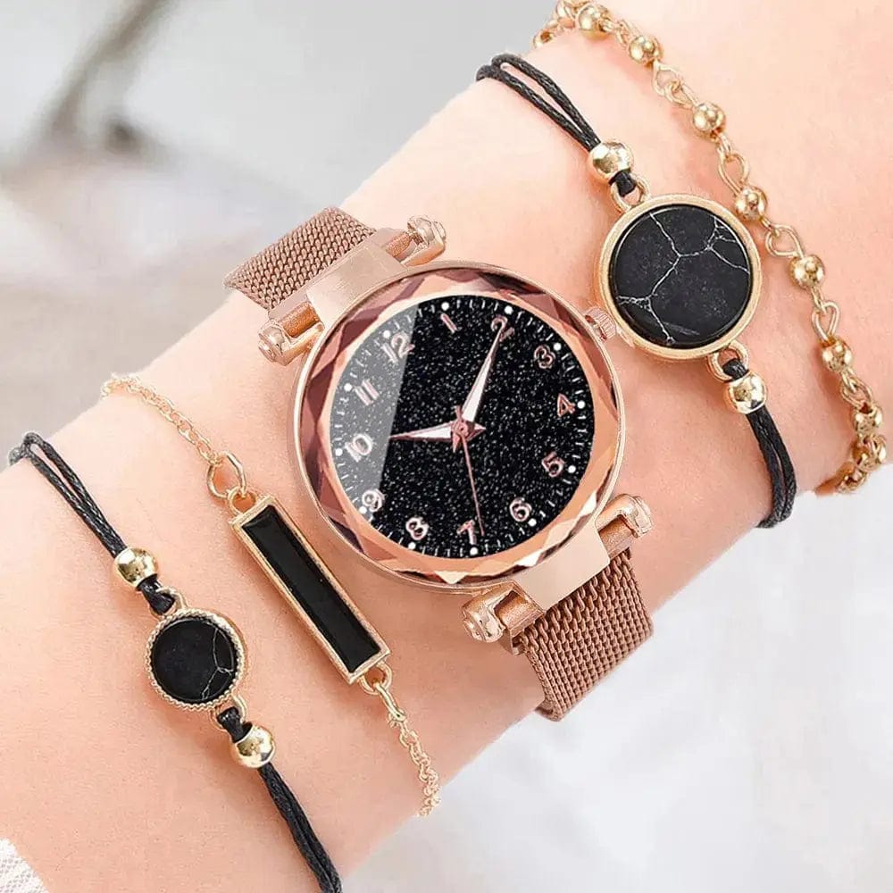 Essentialshouses Magnetic Starry Sky Women Watches