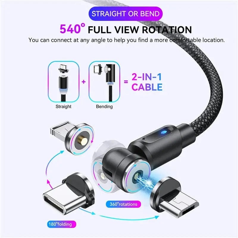 Magnetic USB Type C Cable - Essentialshouses
