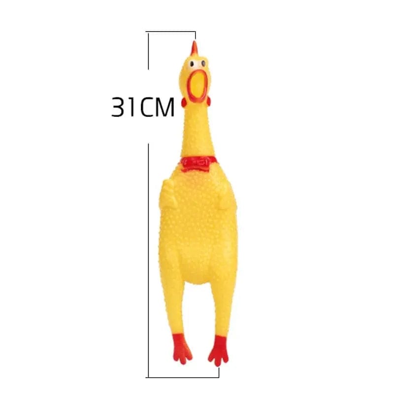 Essentialshouses Medium 31cm Pets Chicken Squeeze Sound Funny Toy