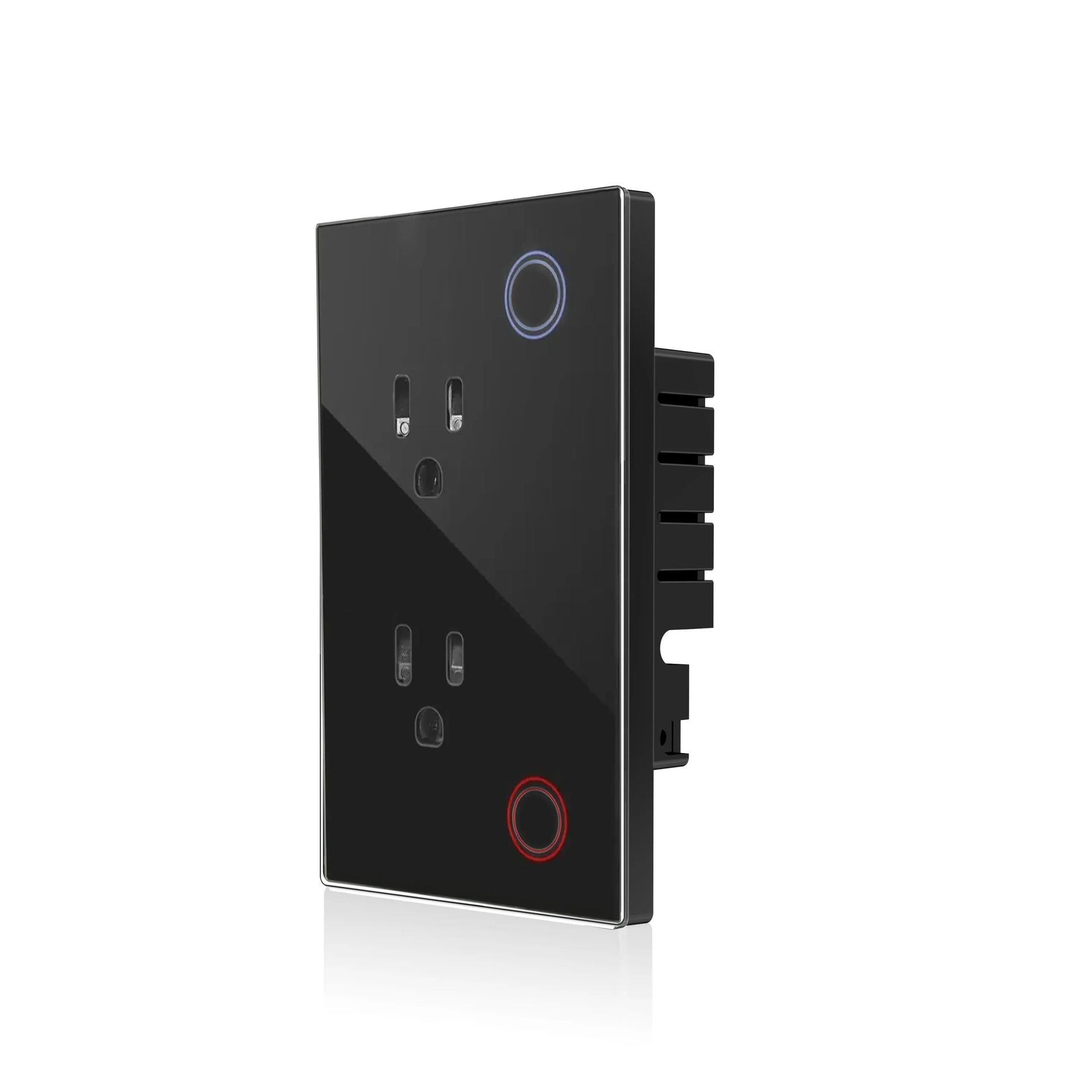 Essentialshouses Melery Tuya Zigbee Smart Wall Socket US Electrical Monitoring Plug Glass Panel Outlet Timer App Remote by Google Home Alexa
