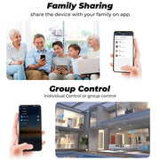 Essentialshouses Melery Tuya Zigbee Smart Wall Socket US Electrical Monitoring Plug Glass Panel Outlet Timer App Remote by Google Home Alexa