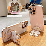 Mirror Plating Phone Holder Case - Essentialshouses