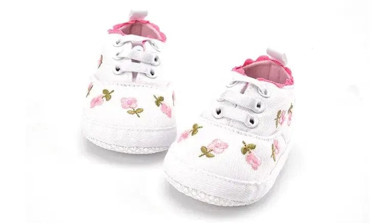 Baby Embroidered Soft Walker Shoes - Essentialshouses