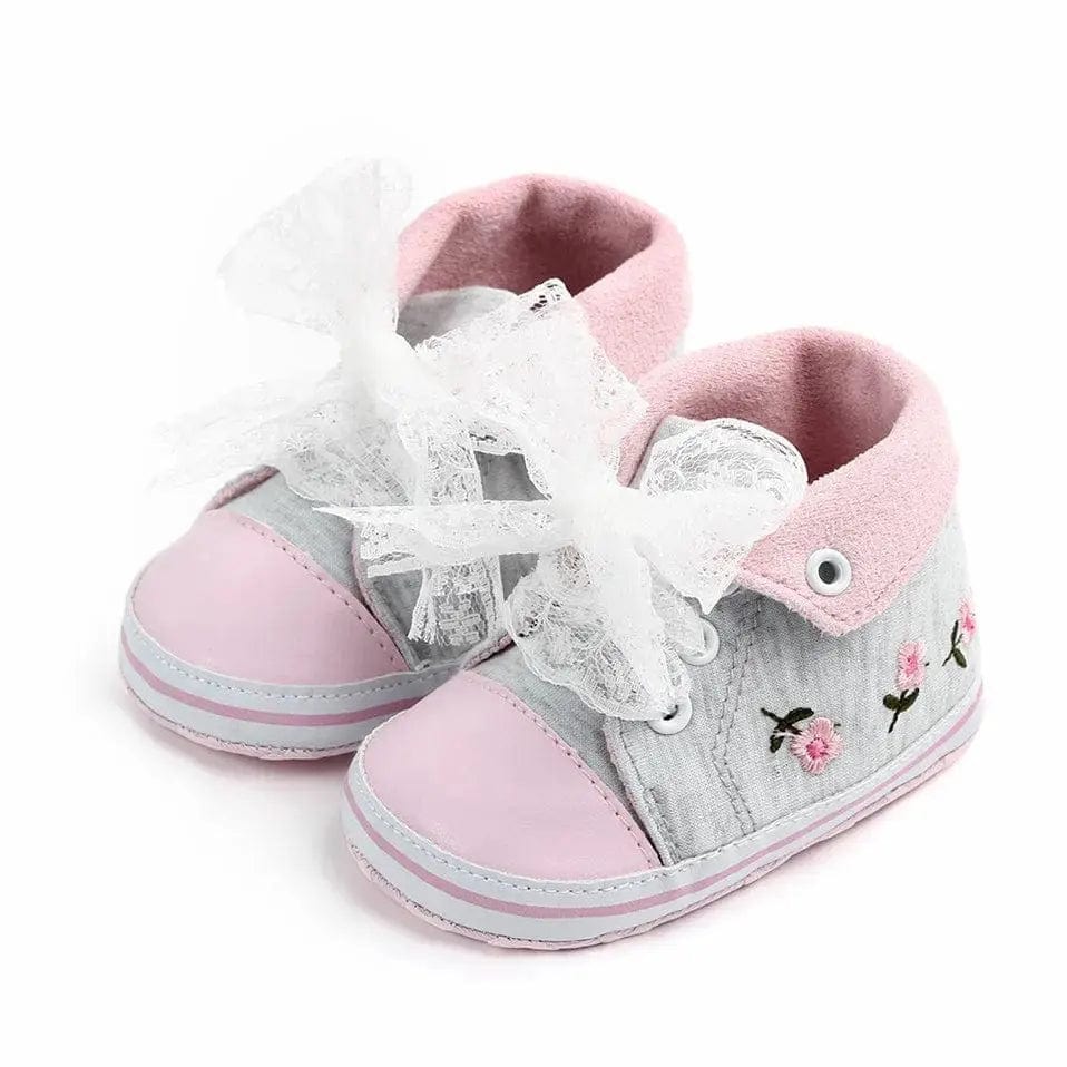 Baby Embroidered Soft Walker Shoes - Essentialshouses