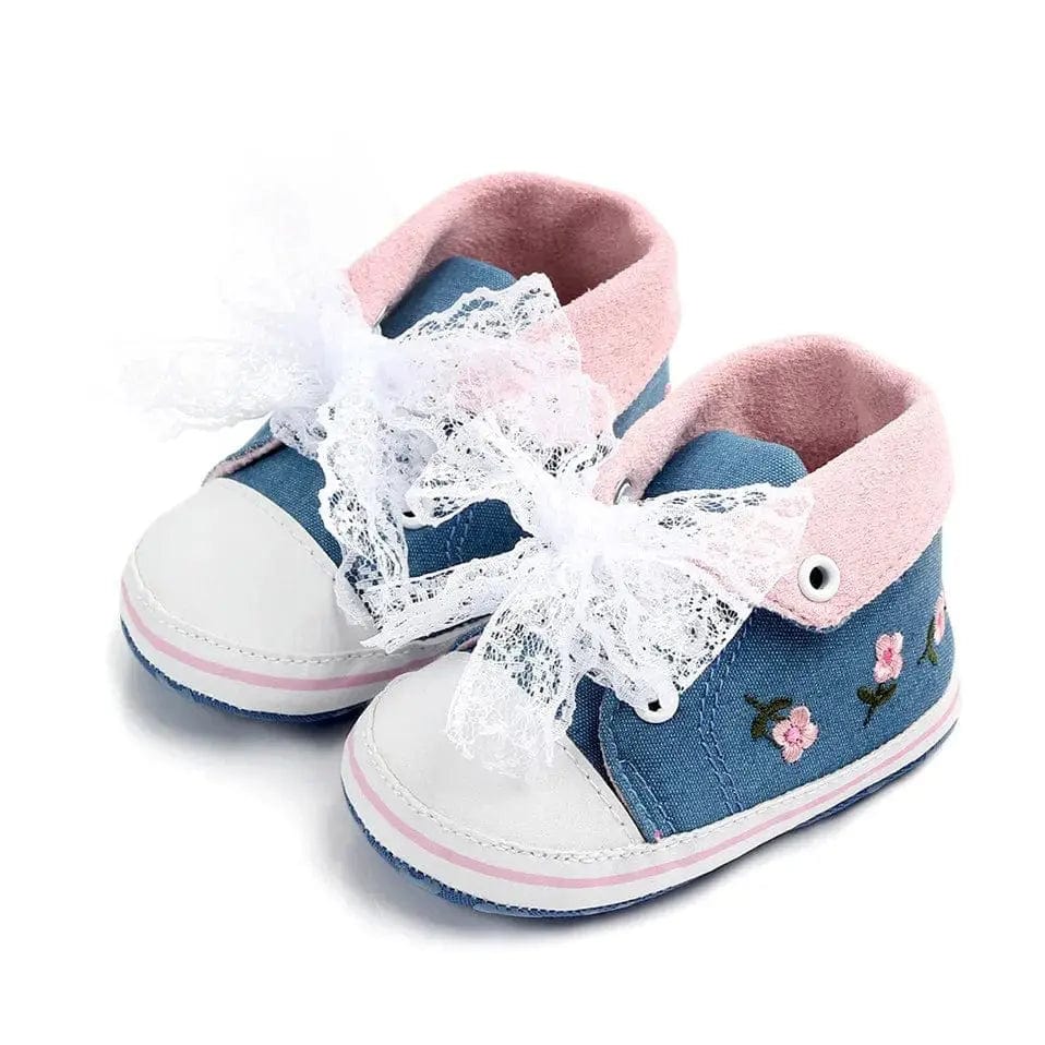 Baby Embroidered Soft Walker Shoes - Essentialshouses