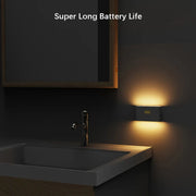 Essentialshouses Motion Sensor Smart Led Night Light, Square Lens Eye Protection Bedside Lamp,for Wardrobe,Living Room,Bedroom,Staircase,Camping