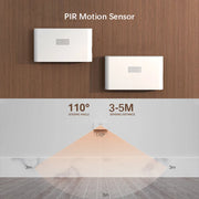 Essentialshouses Motion Sensor Smart Led Night Light, Square Lens Eye Protection Bedside Lamp,for Wardrobe,Living Room,Bedroom,Staircase,Camping