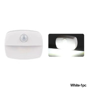Essentialshouses Motion Sensor Step Light, USB Rechargeable Wireless LED Floor Lamp for Indoor Stairs Hallway Wardrobe Auto On/Off Night Lighting
