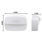 Essentialshouses Motion Sensor Step Light, USB Rechargeable Wireless LED Floor Lamp for Indoor Stairs Hallway Wardrobe Auto On/Off Night Lighting