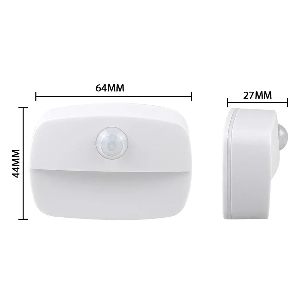 Essentialshouses Motion Sensor Step Light, USB Rechargeable Wireless LED Floor Lamp for Indoor Stairs Hallway Wardrobe Auto On/Off Night Lighting