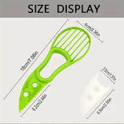 Essentialshouses Multifunctional 3 in 1 Avocado Slicer, Outdoor Home Kitchen Camping Accessories Tools